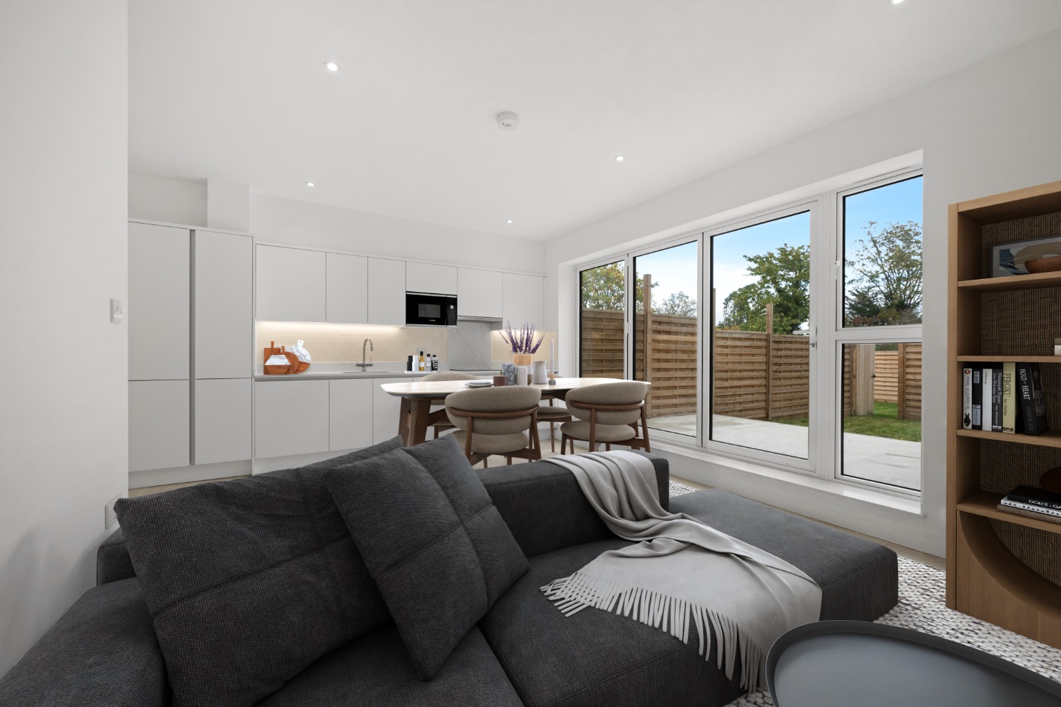 Luxury Three-Bedroom Apartment with Private Garden and Parking in Bromley