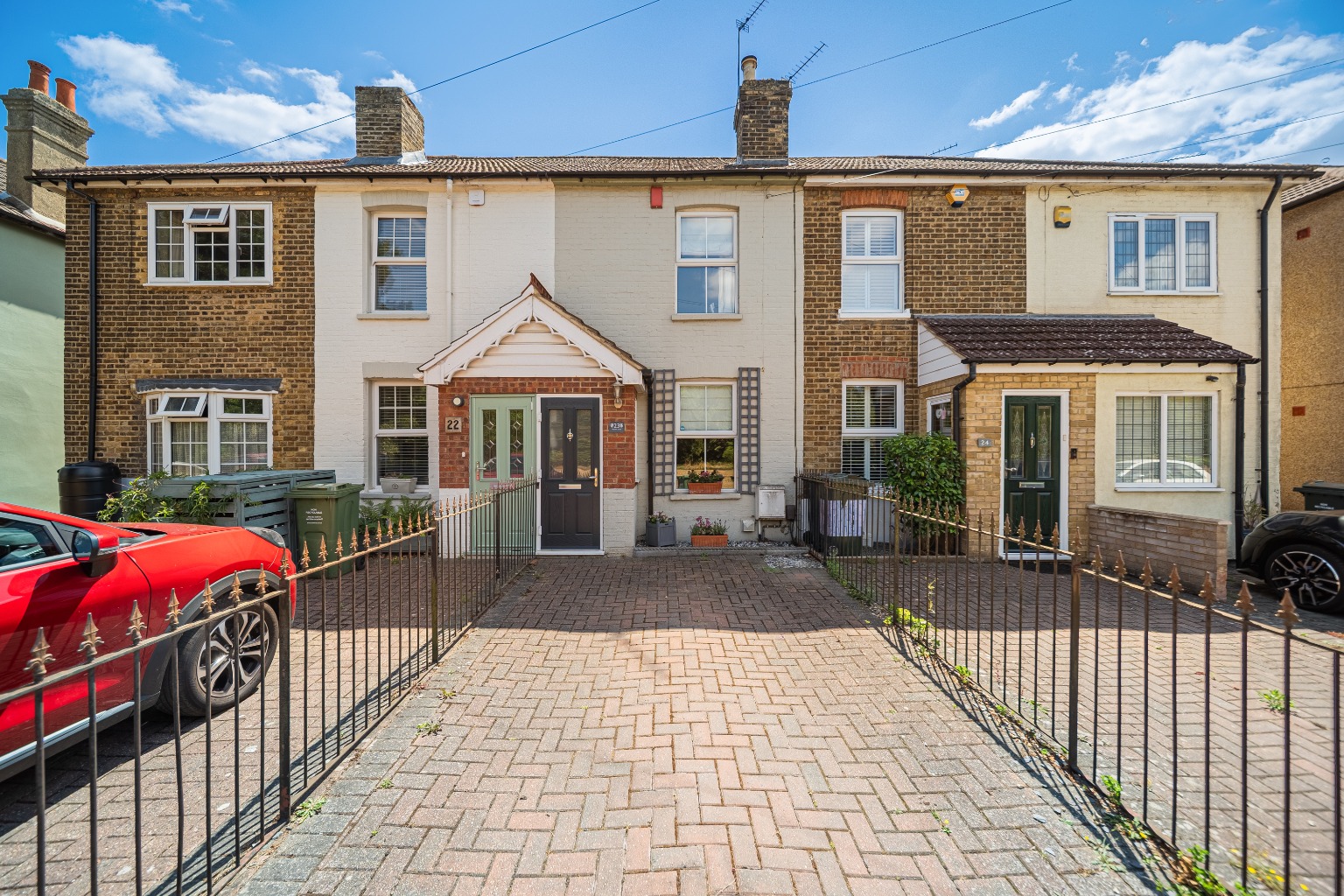 Charming period home with South-facing garden and off street parking.
