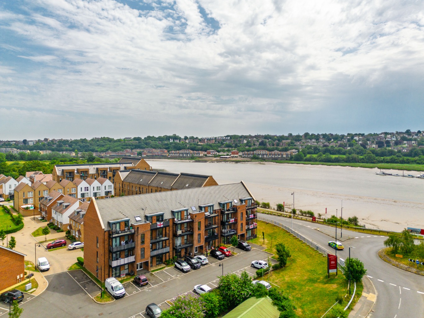 CHAIN FREE AT £220,000 to £240,000 Riverside Apartment with Balcony & Parking, STROOD