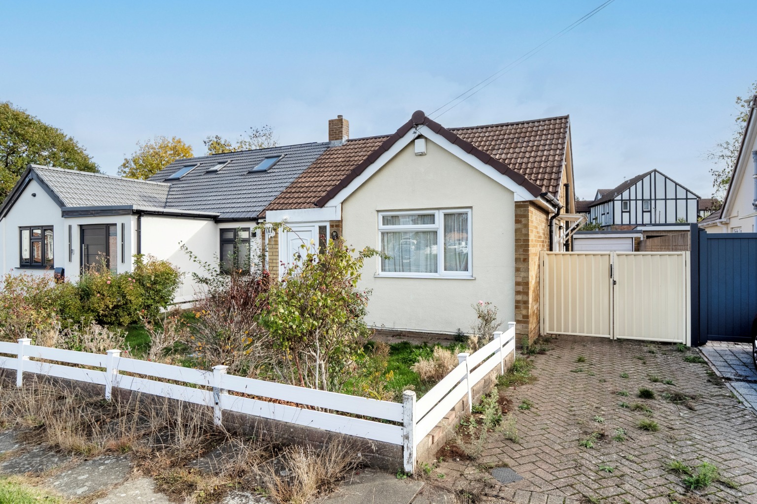 An impressive semi detached bungalow with a private garden and scope to extend along with no chain.
