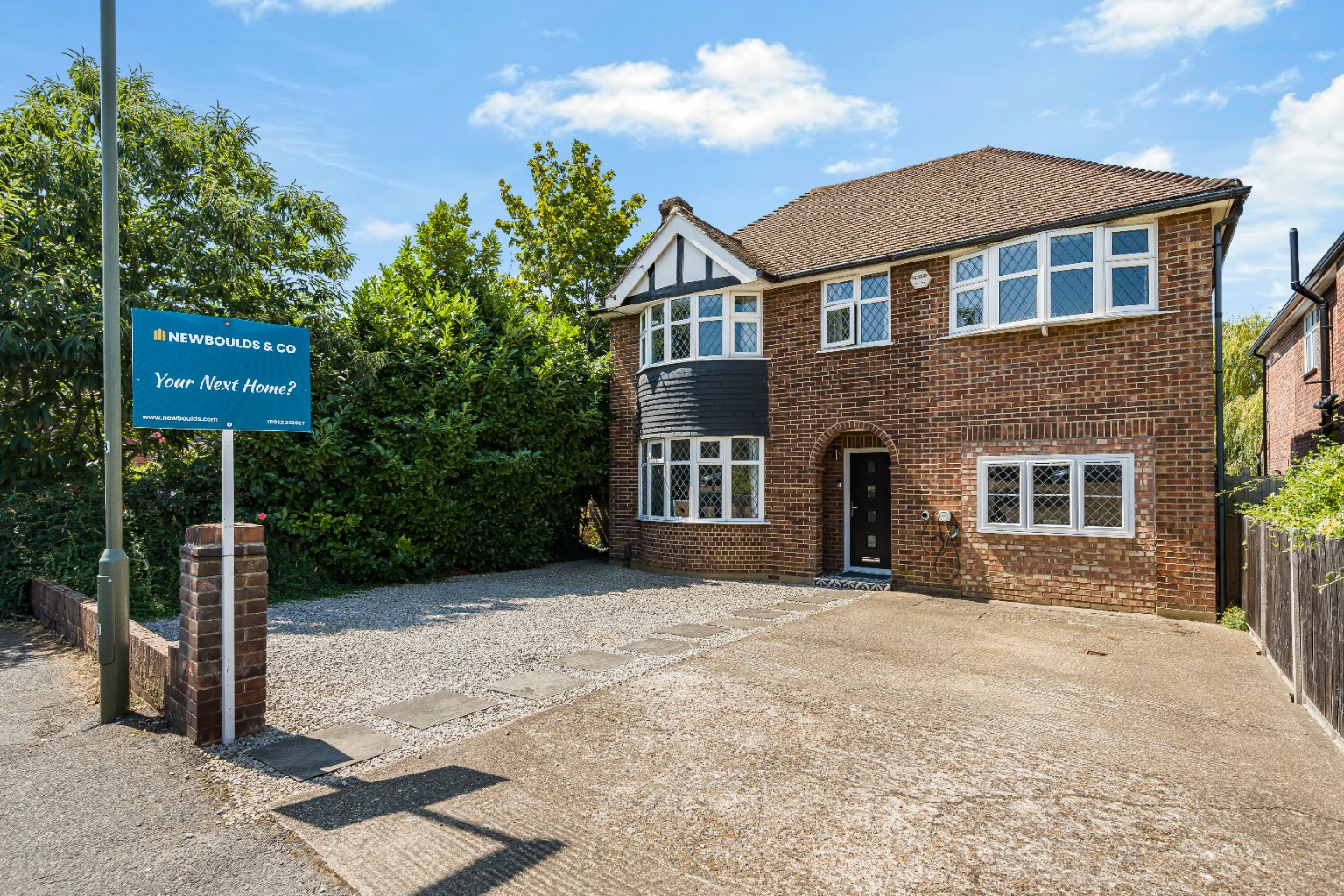 A Large Detached Four-Bedroom Family Home with 100ft Garden in Shepperton, Extended Living, No Chain