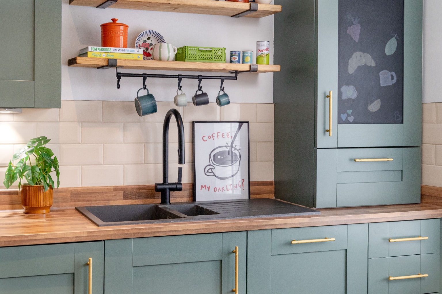 Four-bedroom family home with enclosed garden and garage.