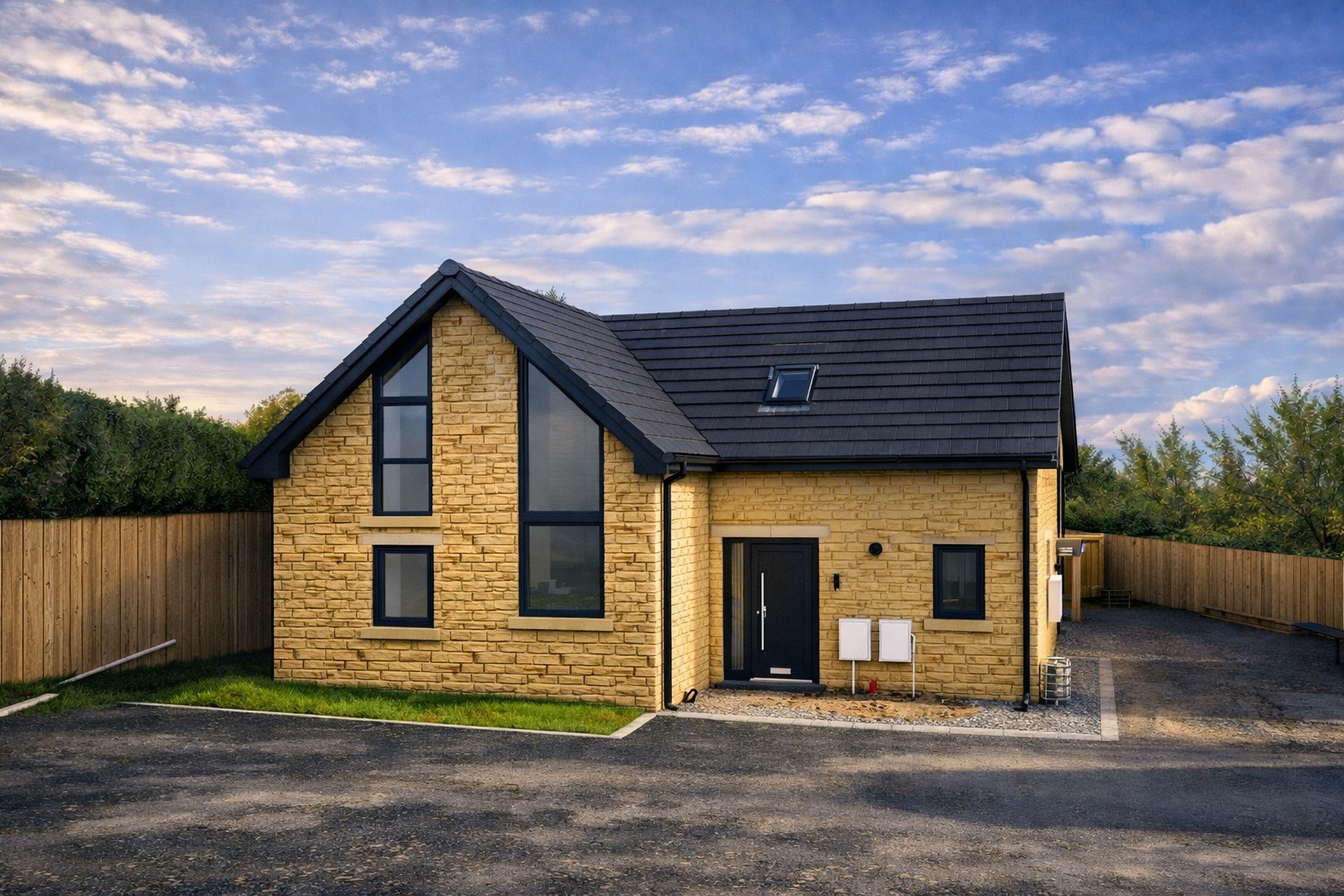 A Stunning 3-Bed Detached Home With Country Views in a New Development In Chapeltown