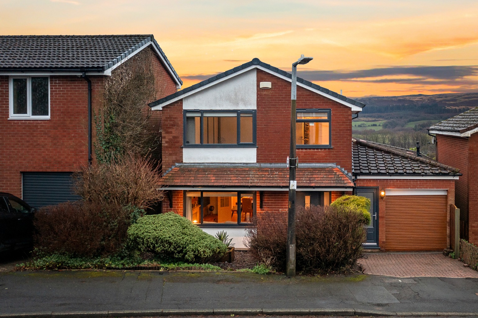 Detached 3/4 Bed Home In Egerton With Stunning Views, Extension & South-Facing Garden