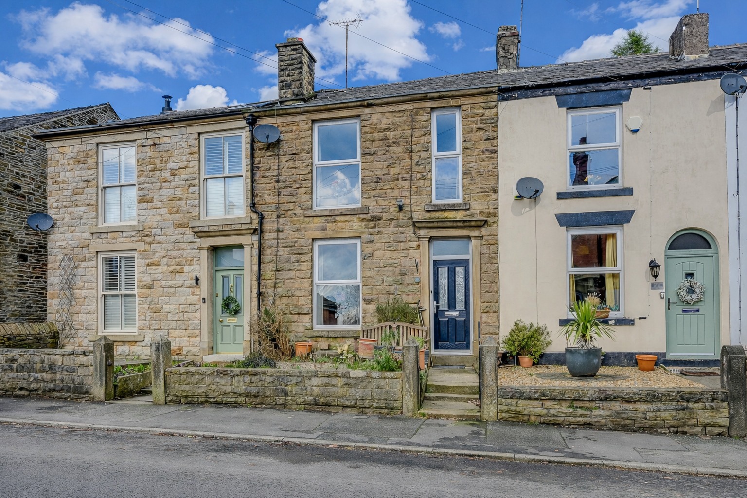A Characterful 3-Bed Stone Cottage with Countryside Views & Tiered Garden