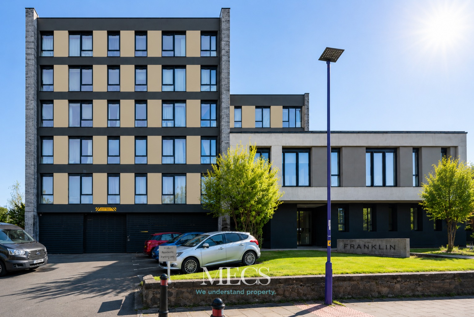 A MOST ATTRACTIVE TWO BEDROOMED SECOND FLOOR APARTMENT SITUATED IN THE FRANKLIN