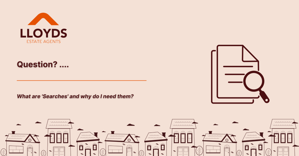 Question? ... What are 'Searches' and why do I need them?