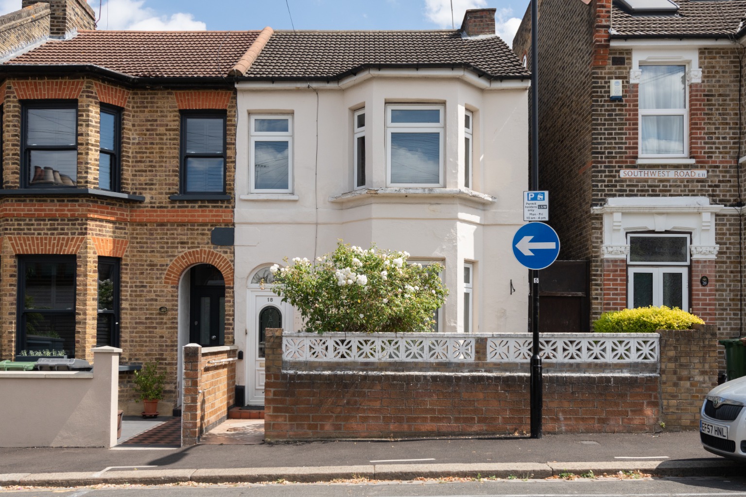 Three bedroom house for sale in Leytonstone requiring full refurbishment.