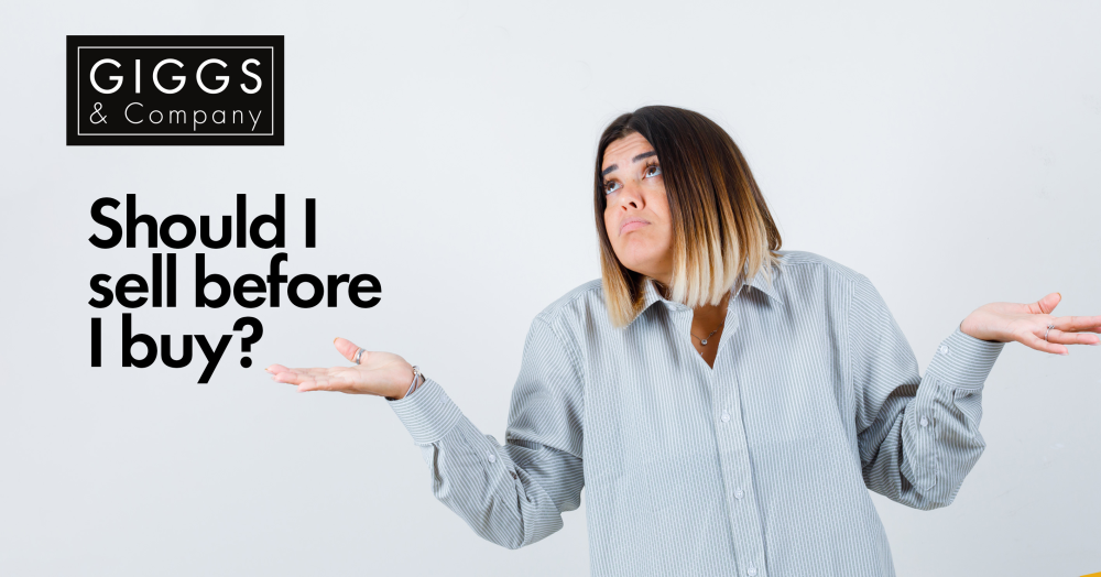 Find out why you should sell before you buy Find out why you should sell before you buy