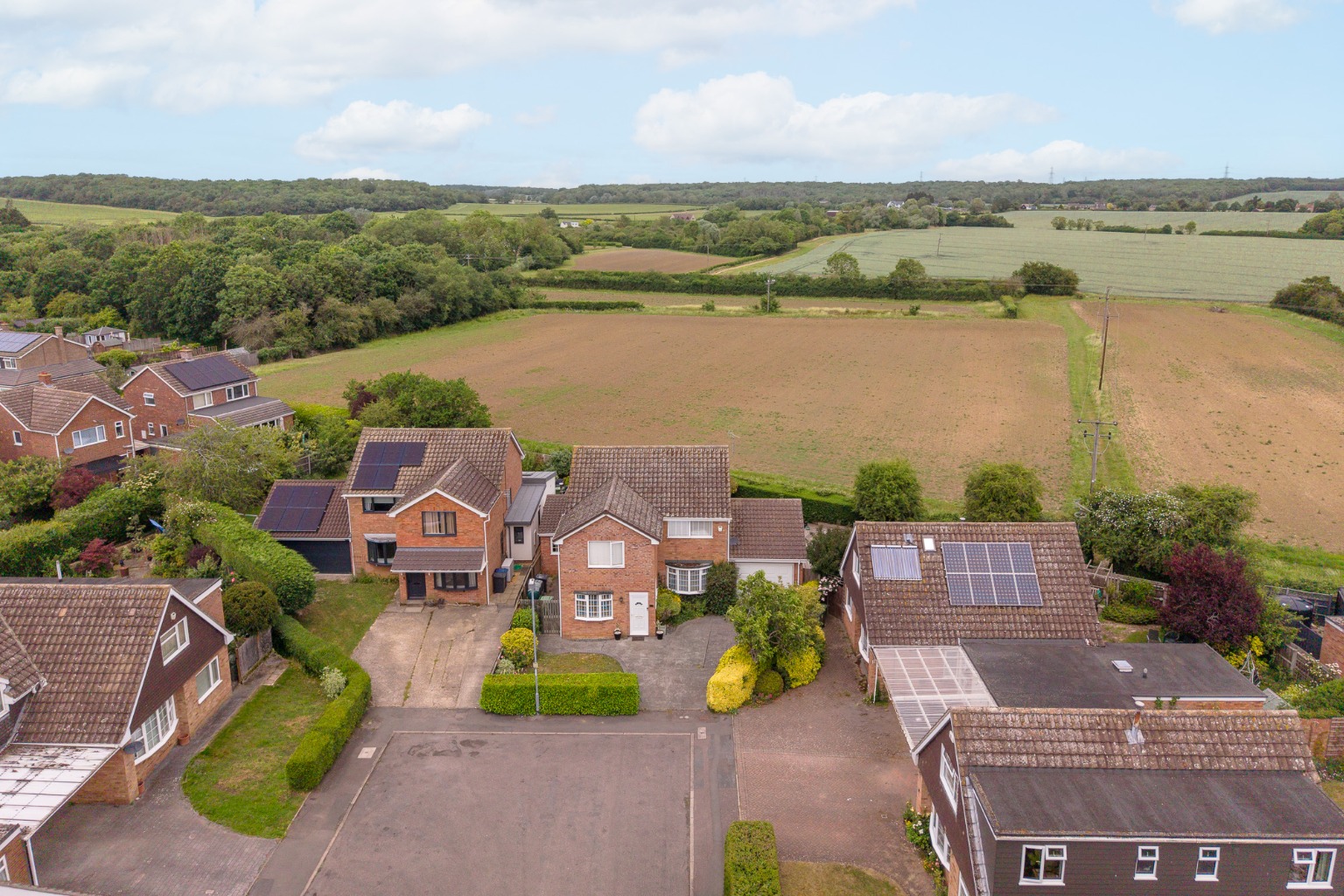 Four Bedroom Detached Family Home With Ensuite Office Utility Conservatory Garage And Field Views Property image 18