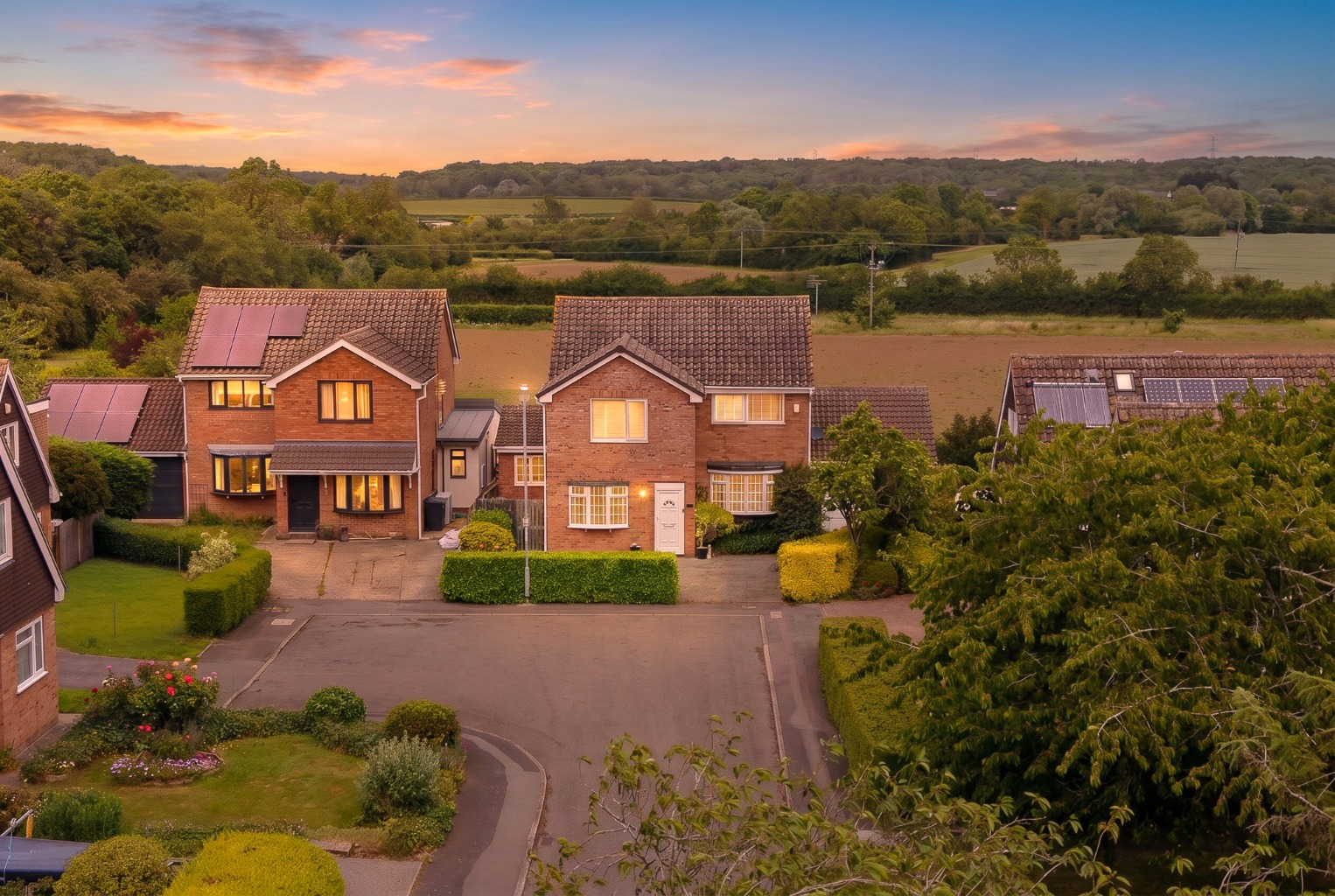 Four Bedroom Detached Family Home With Ensuite Office Utility Conservatory Garage And Field Views Property image 20