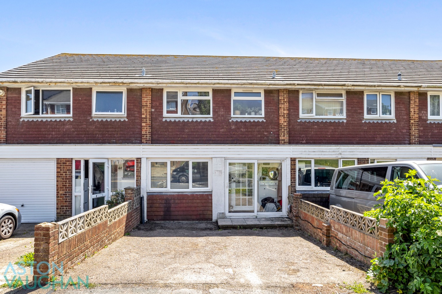 4-Bed Mid-Terrace with Parking, Sea Views & Sunny Garden