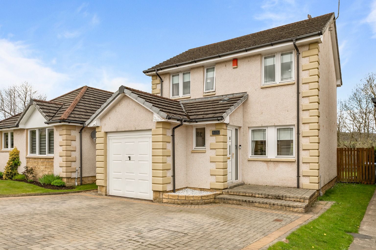 Offers Over £229,995: Immaculate 3-Bed House in Dunipace, Denny