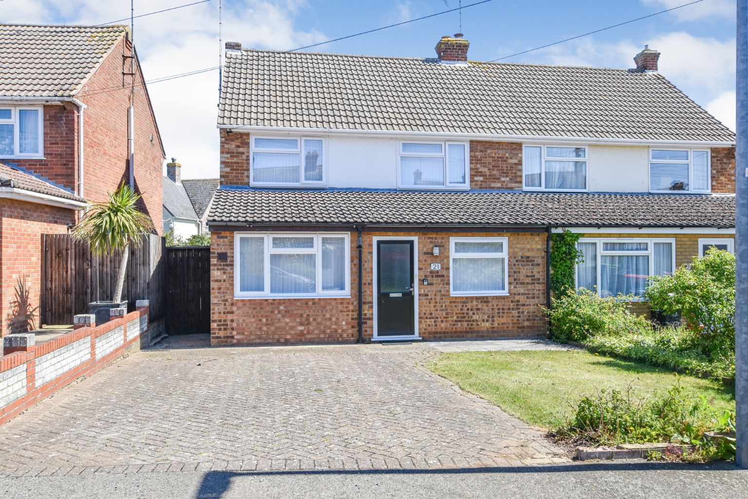Close proximity to town is this deceptively spacious 3/4 bedroom well appointed semi-detached home
