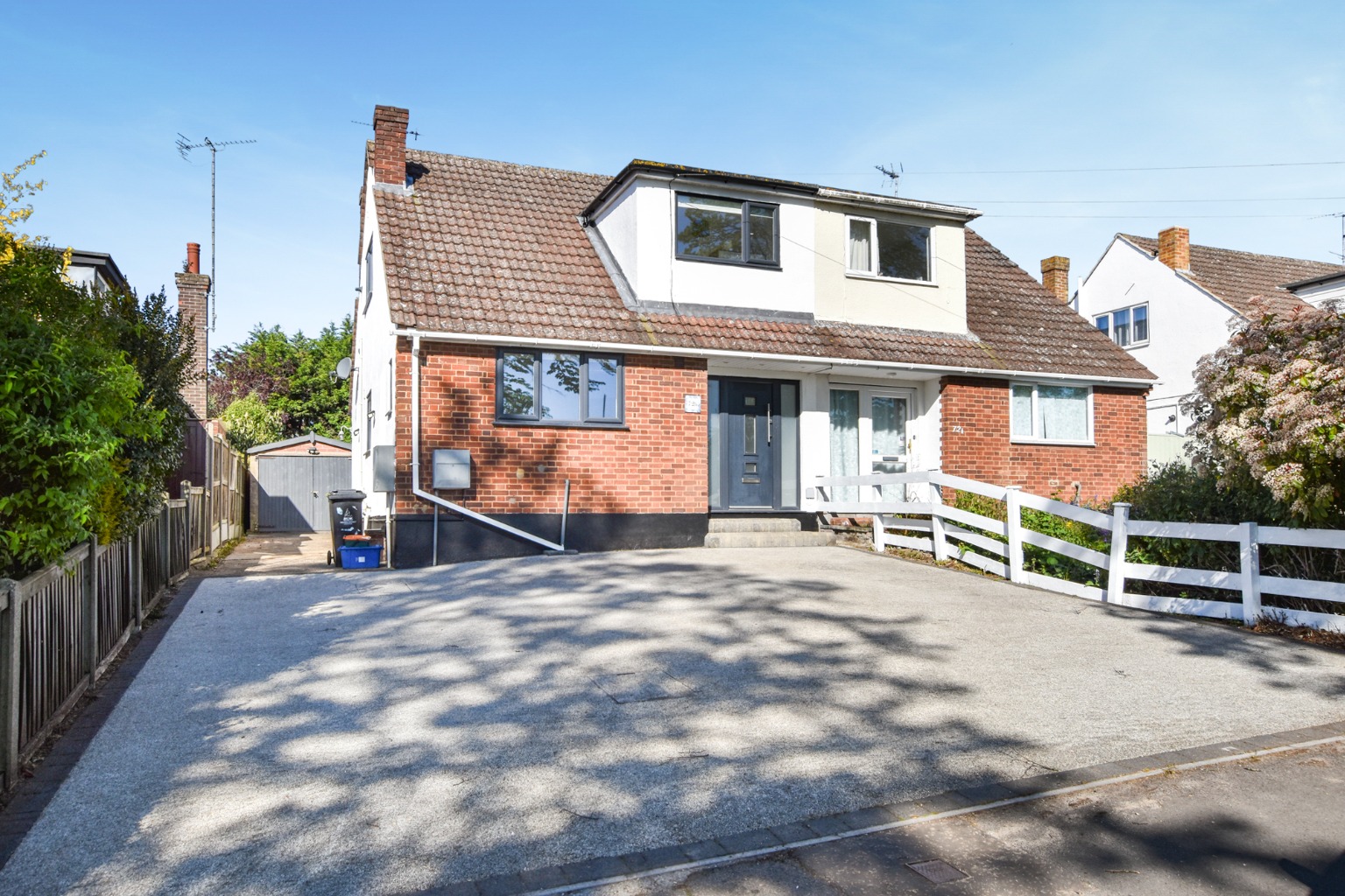 Well presented 3-Bed Semi detached home with ample parking, garage & 76ft garden