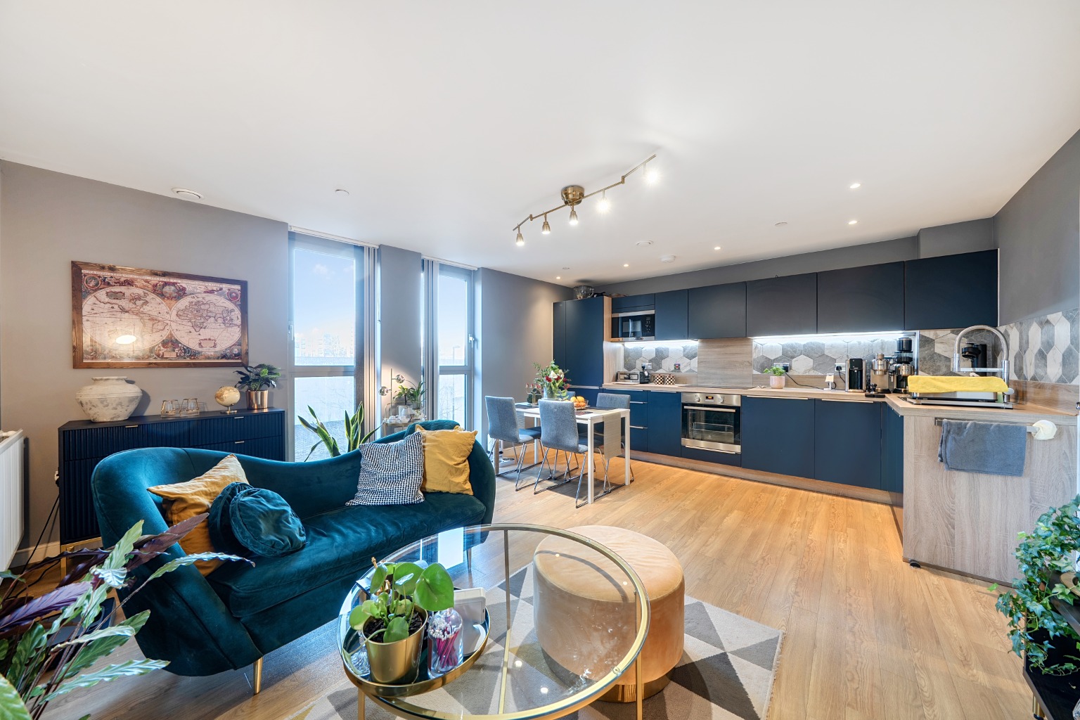 Contemporary Two-Bedroom Apartment with Private Terrace & Parking