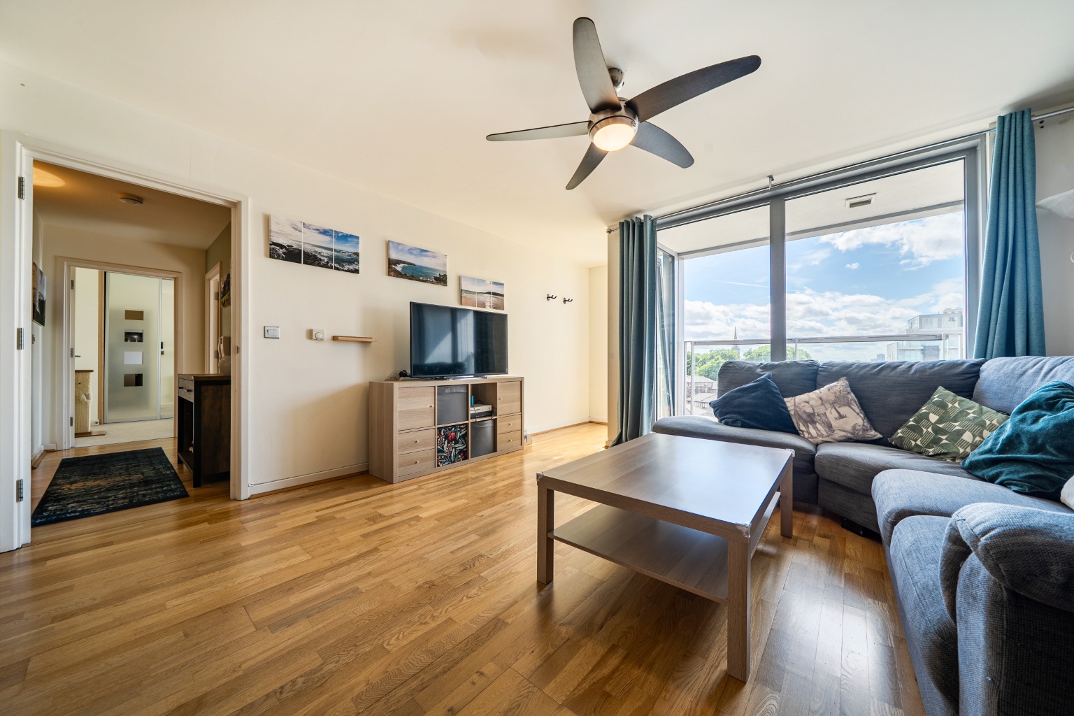 Contemporary Two-Bedroom Apartment with Balcony in Atrium Heights