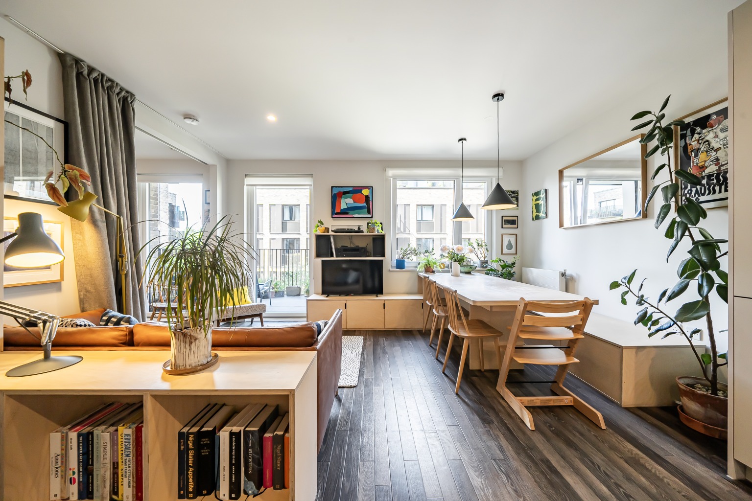 Contemporary Two-Bedroom Apartment with Private Balcony