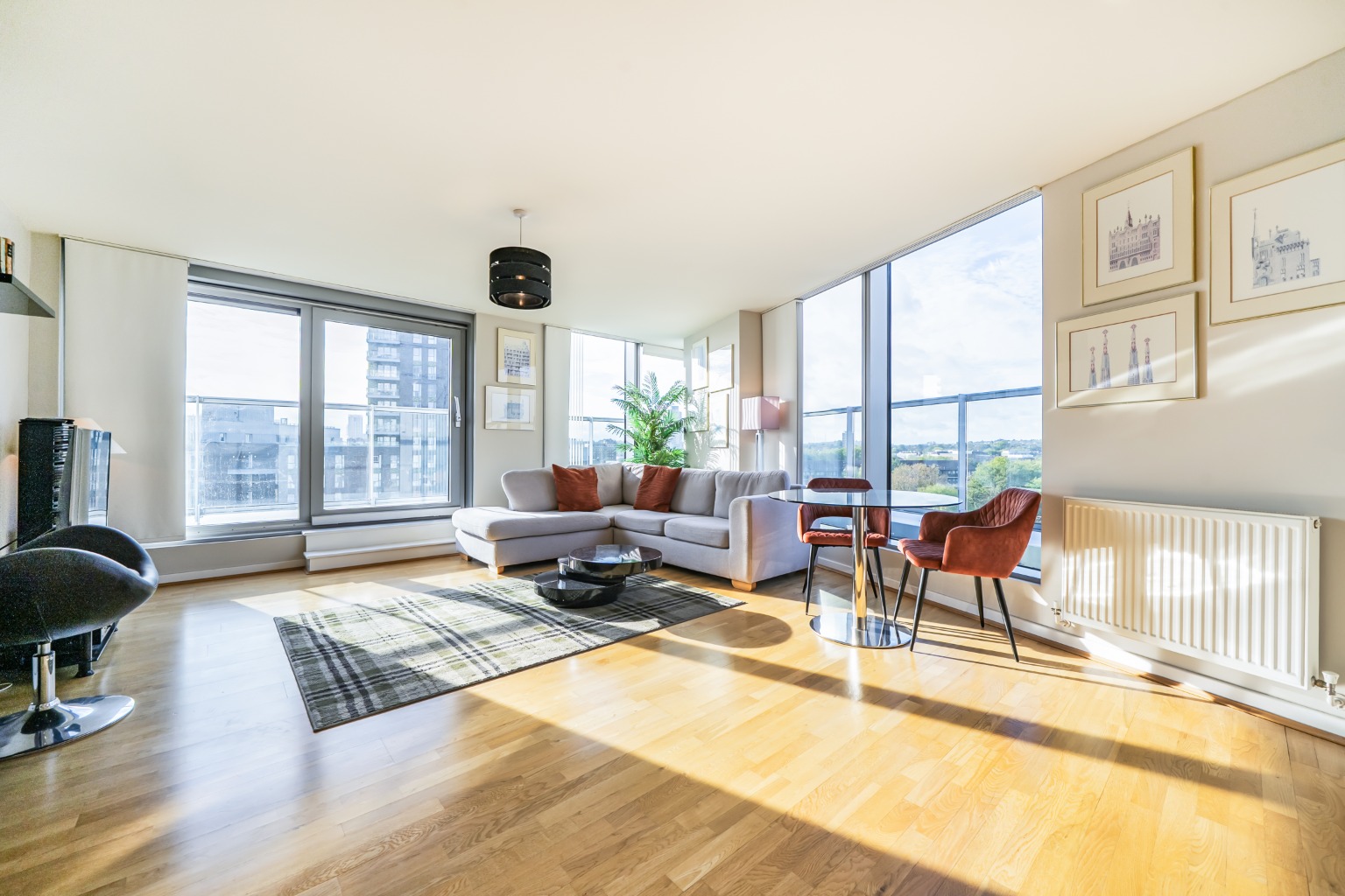 Top Floor Living with South-West Balcony