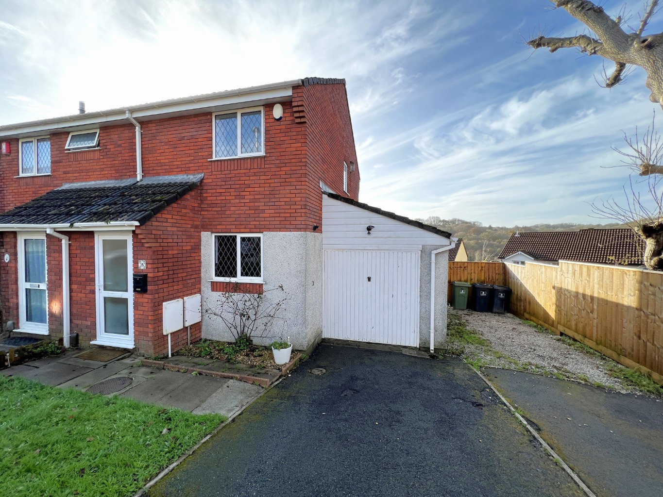 Charming 2-Bed End-Terrace House in Whitleigh with Garage & Garden