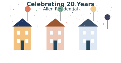 ALLEN RESIDENTIAL CELEBRATE 20 YEARS IN BUSINESS!