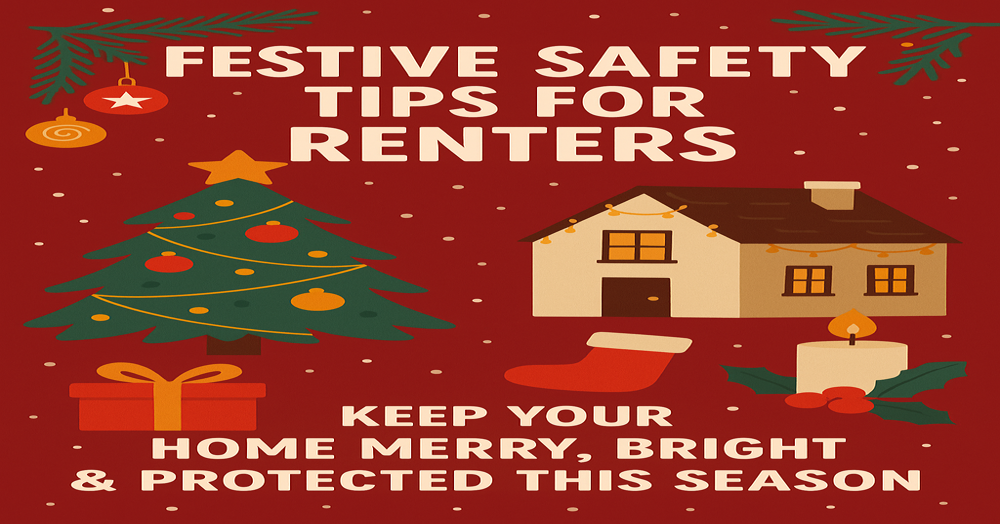 Festive Safety Tips for Renters: Keep Your Home Merry, Bright & Protected This Season