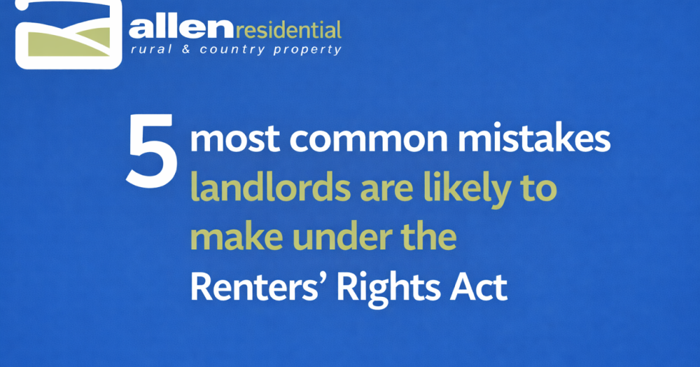 Five most common mistakes self-managing landlords are likely to make once the Renters Right Act take