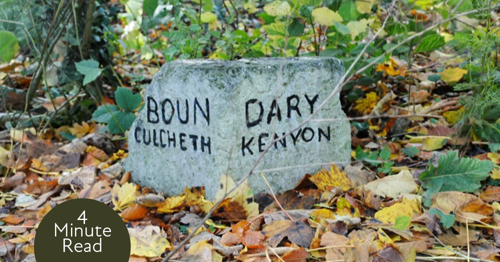 Why Does a Stone on Broseley Lane Say "BOUN" on One Side and "DARY" on the Other? Why Does a Stone on Broseley Lane Say "BOUN" on One Side and "DARY" on the Other?