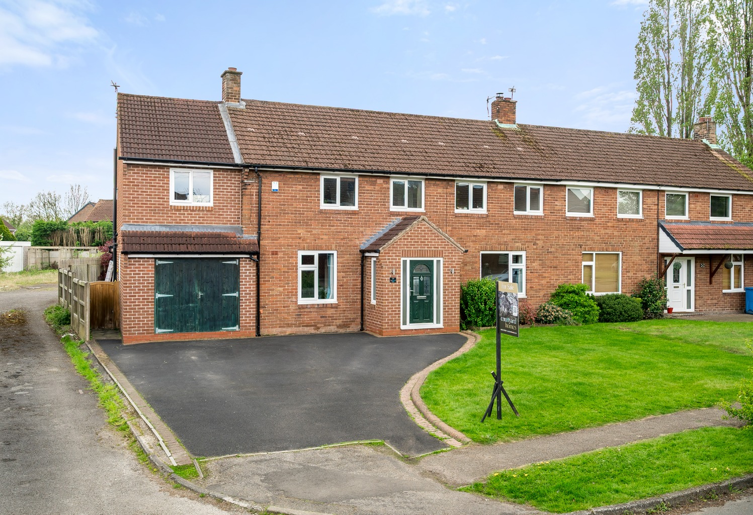 An extended four bedroom family home, with two reception rooms and an open plan kitchen.
