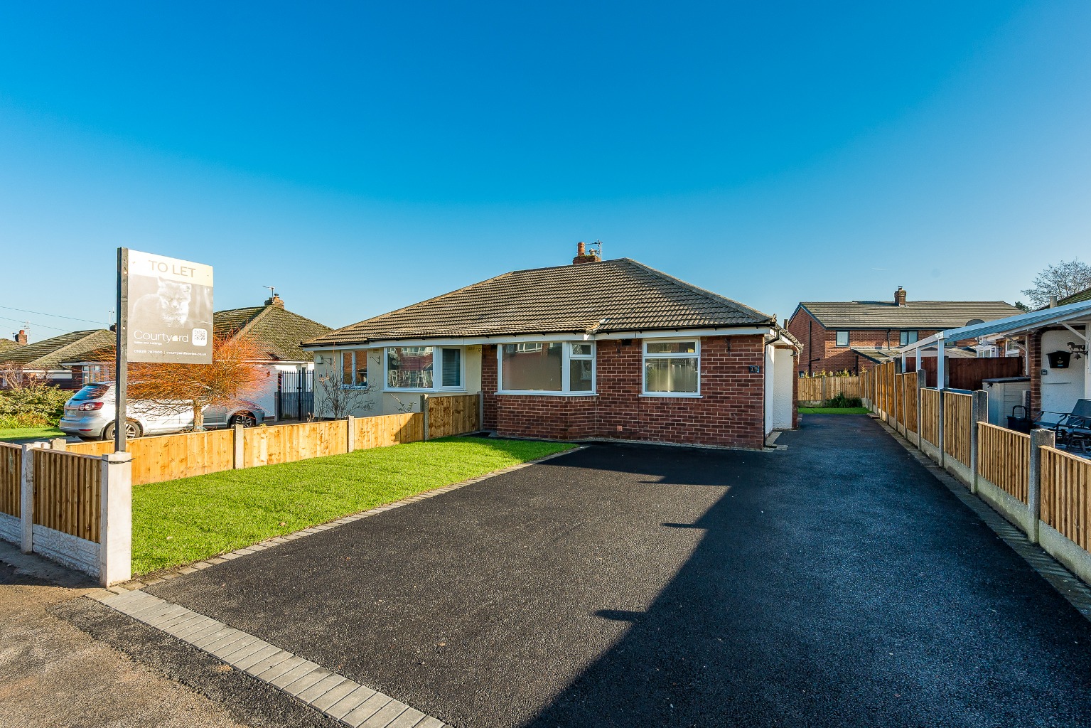 Two-bedroom semi-detached bungalow on Severn Road available to let, recently refurbished throughout