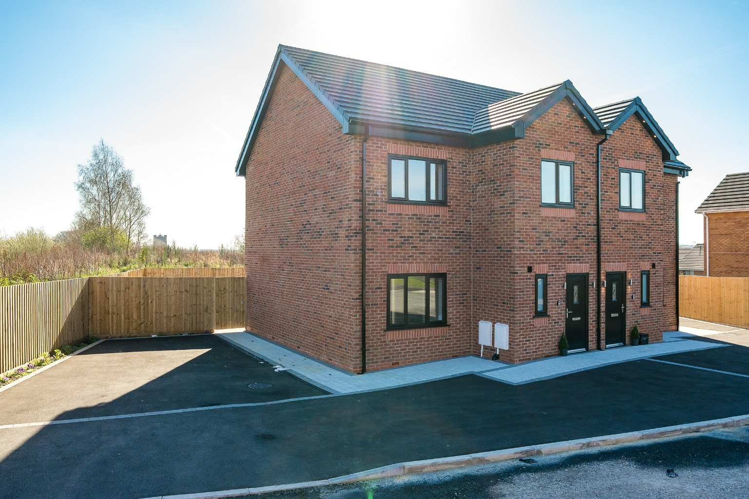 A stunning modern three-bedroom semi-detached home, with a great sized garden and driveway parking.