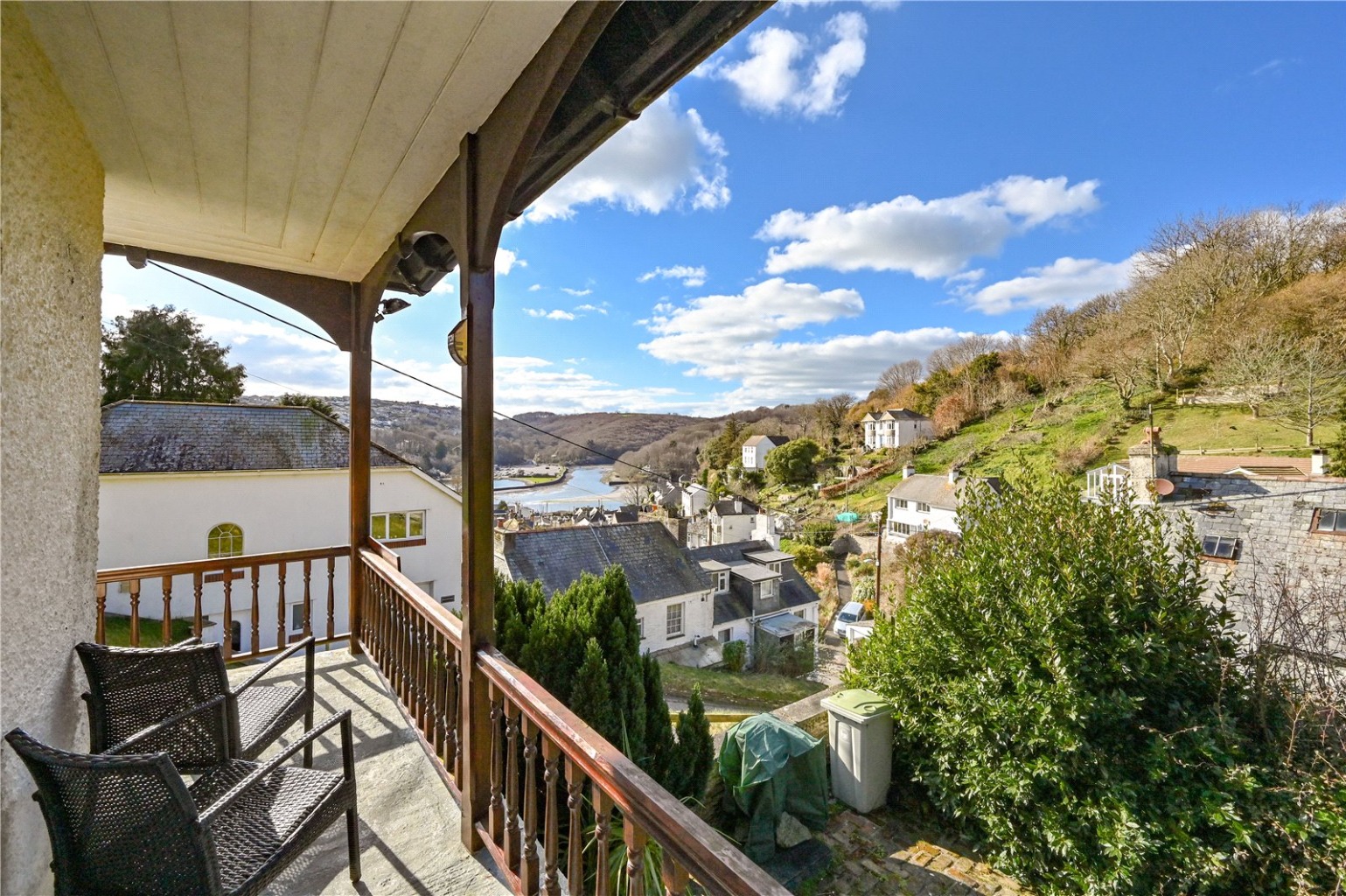 Three-bedroom riverside home with beautiful views in a peaceful setting