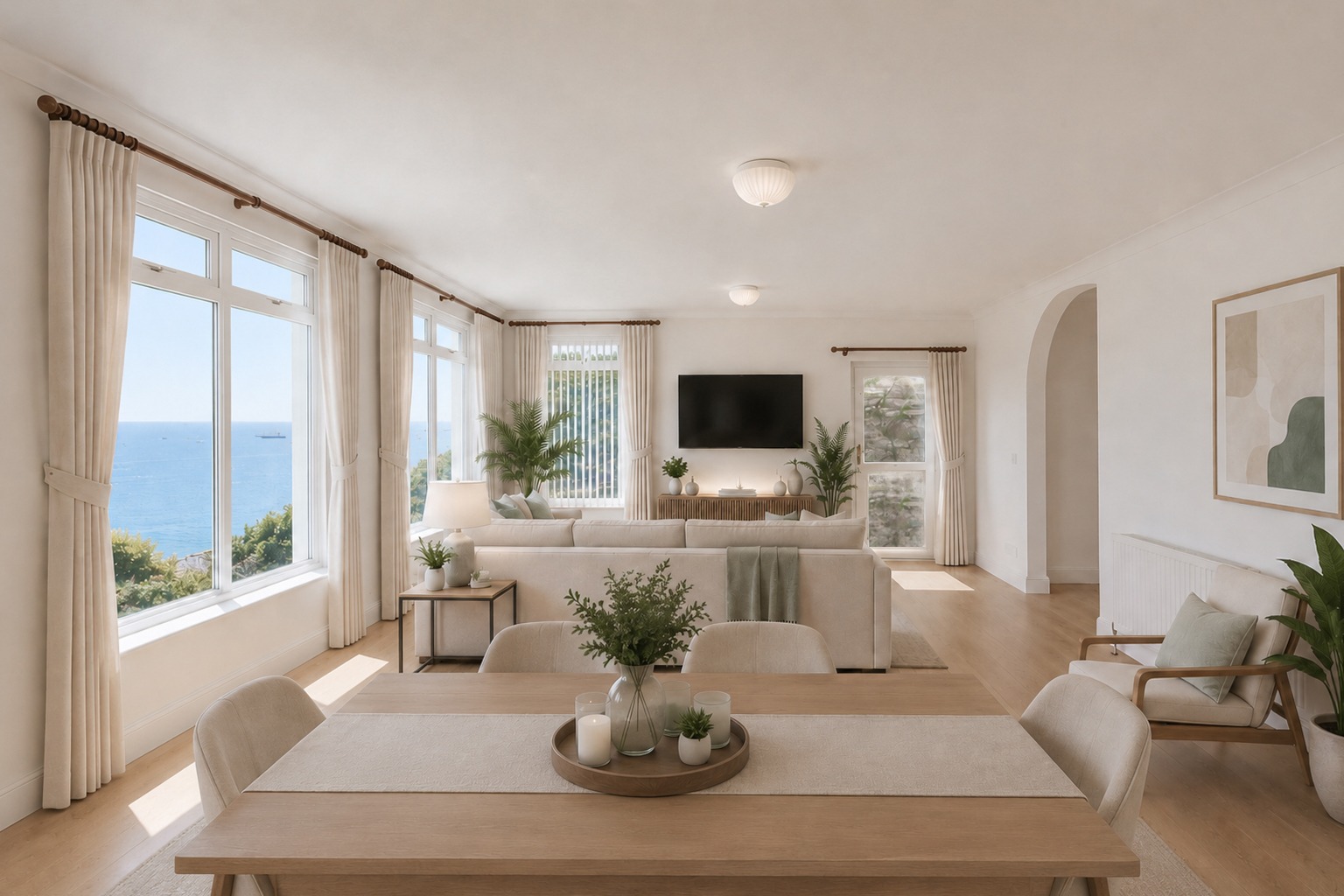 Panoramic Harbour Views, Ground Floor Apartment, Parking for Two, No Onward Chain Property image 4