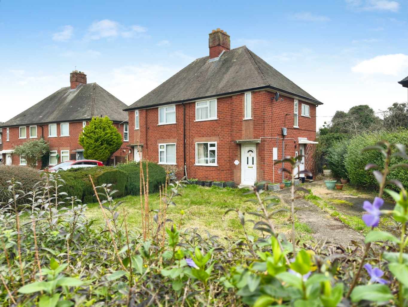 Spacious Two Bedroom Semi-Detached House, Large Plot, No Upward Chain