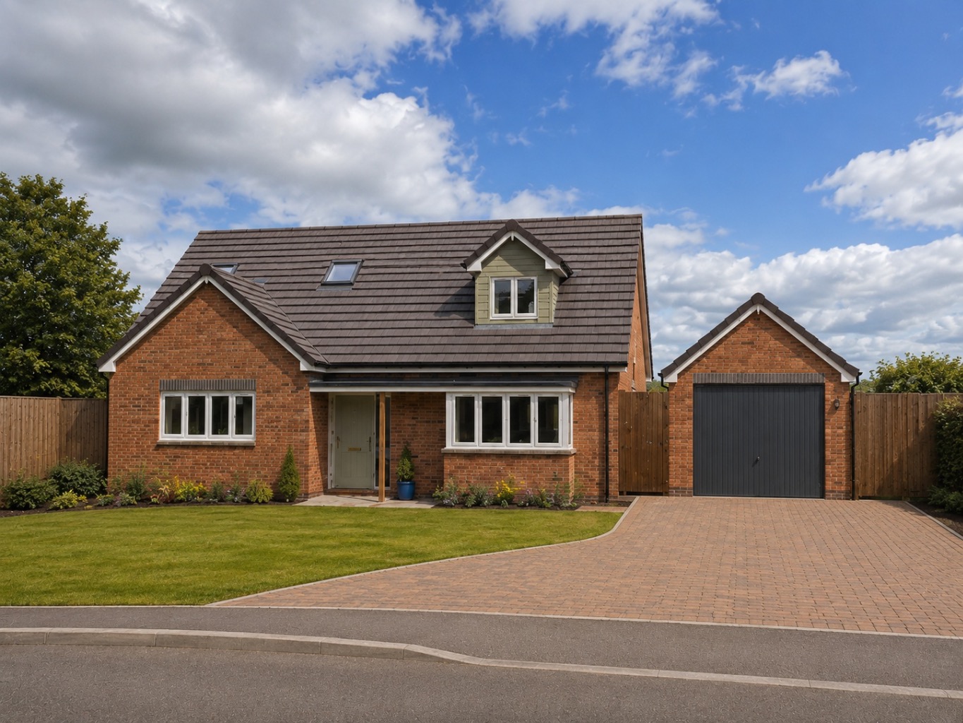 Luxury New Build Dormer Bungalow in Tibberton, Shropshire