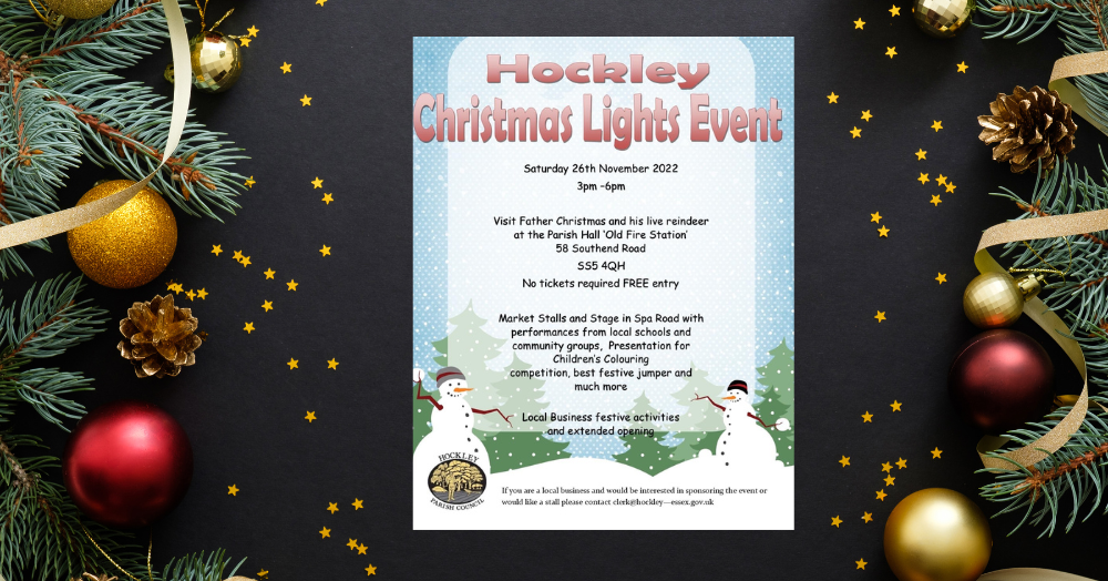 Hockley Christmas Lights Switch On!
