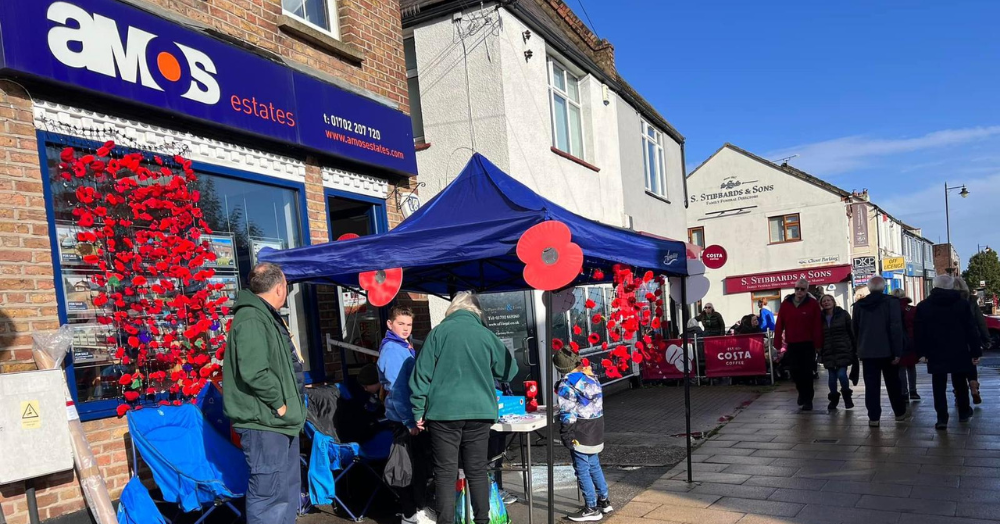 1st Hockley Scouts use our community stand
