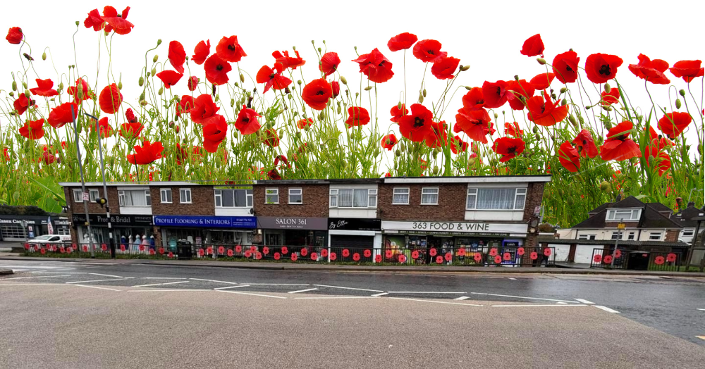Our Remembrance tribute at the Woodmans Arms