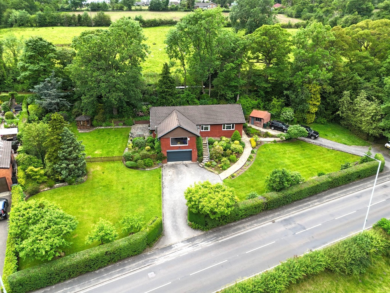 Welcome to this attractive four-bedroom detached bungalow, set within a highly sought-after location