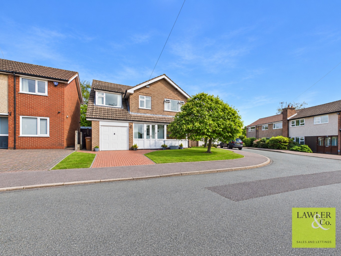 A beautifully presented four-bedroom detached home located in a quiet cul-de-sac.