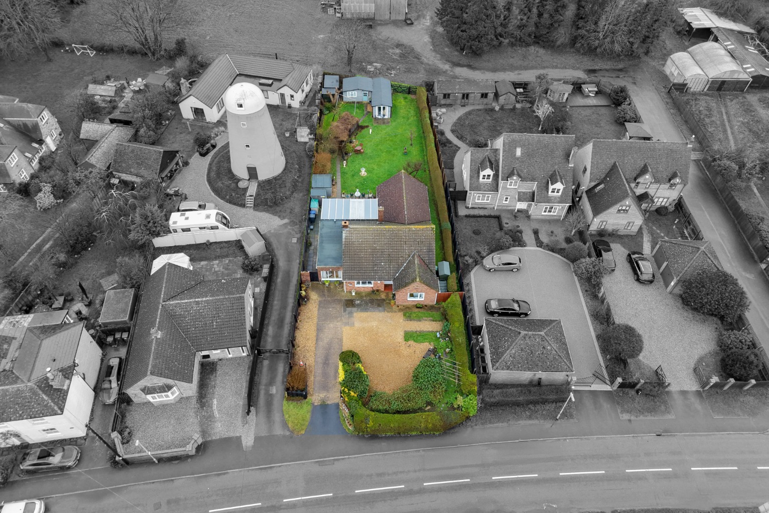 4 bedroom detached bungalow situated on an enviable non-estate plot approaching a quarter of an acre