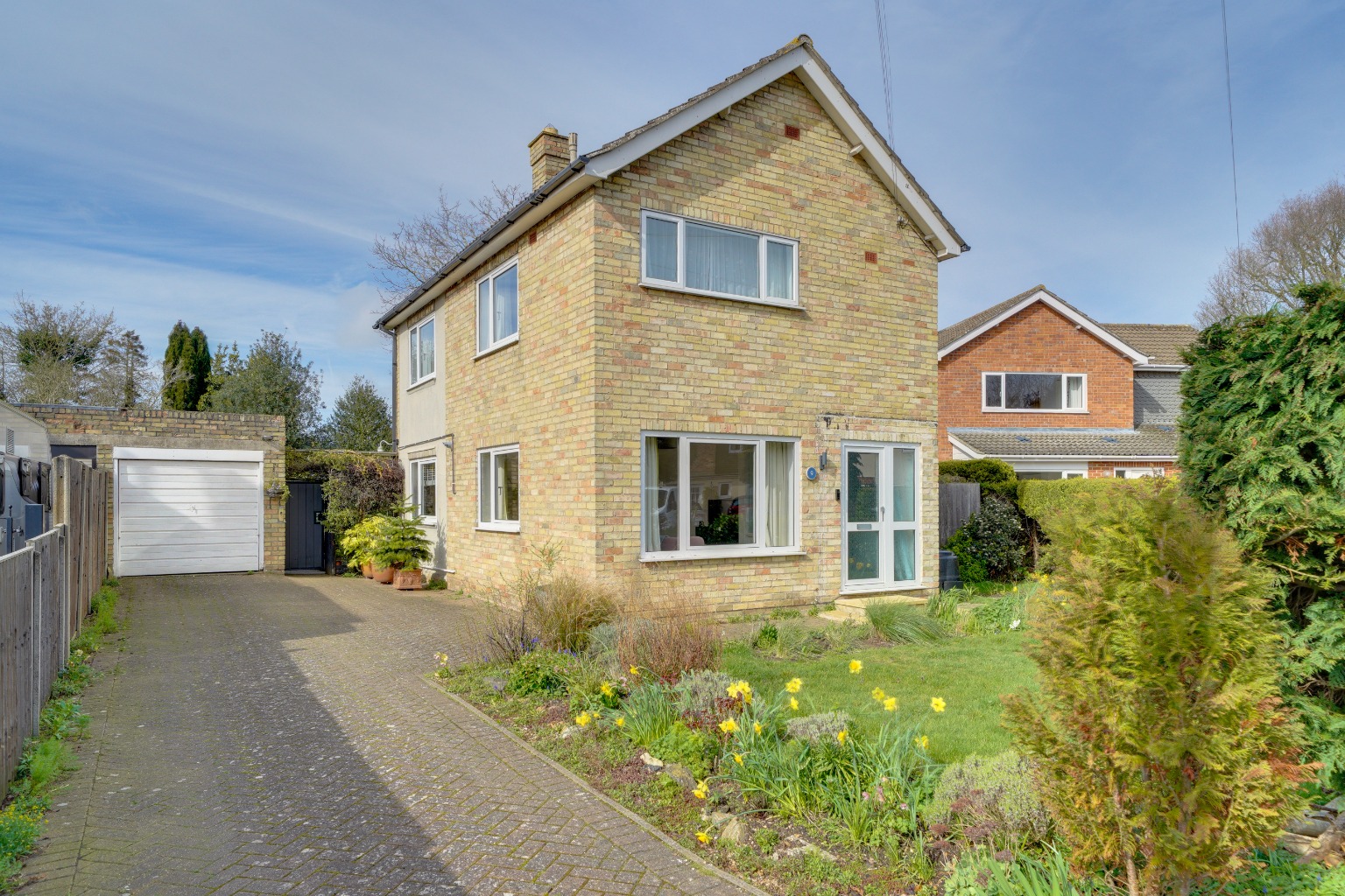 3 bedroom detached house 'with potential' located in popular village cul-de-sac on generous plot.