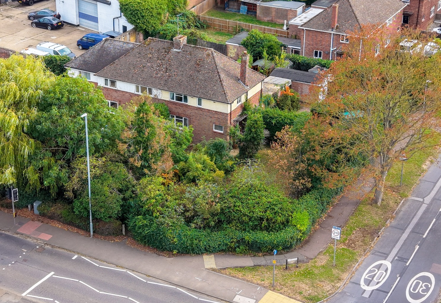 Rarely available home located in a non estate position and occupying a 1/5th acre corner plot.