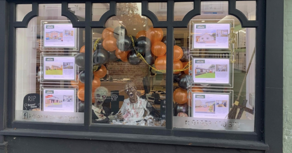 Check out our Spooktacular Halloween Window