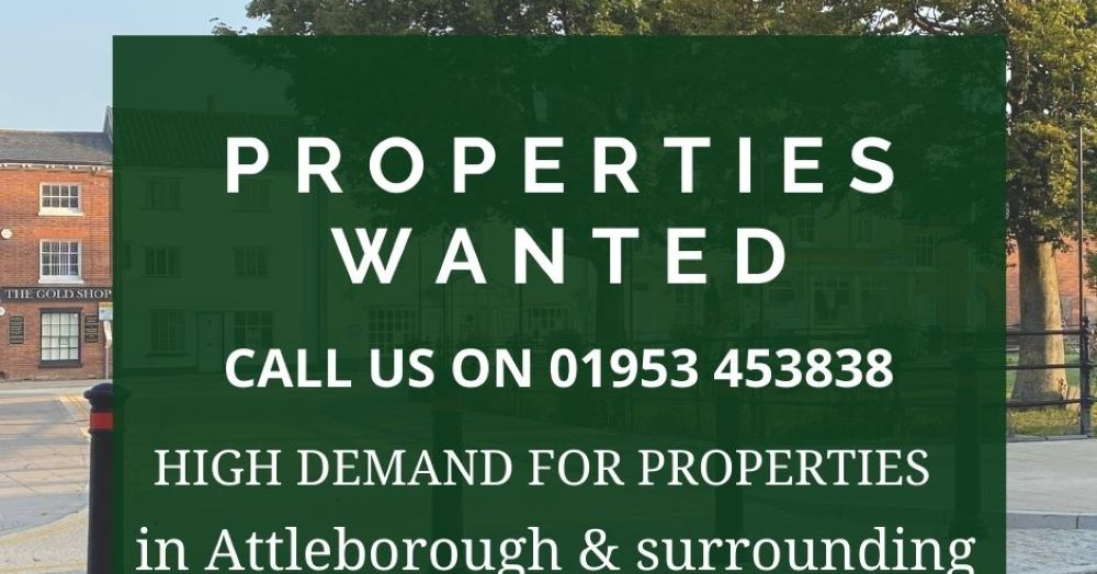We are looking for properties! We are looking for properties!