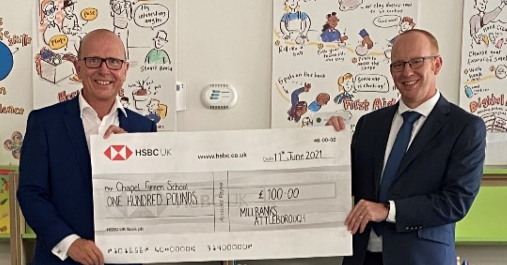2nd Millbanks Schools Book Donation Prize Presented to our May draw's Winning School