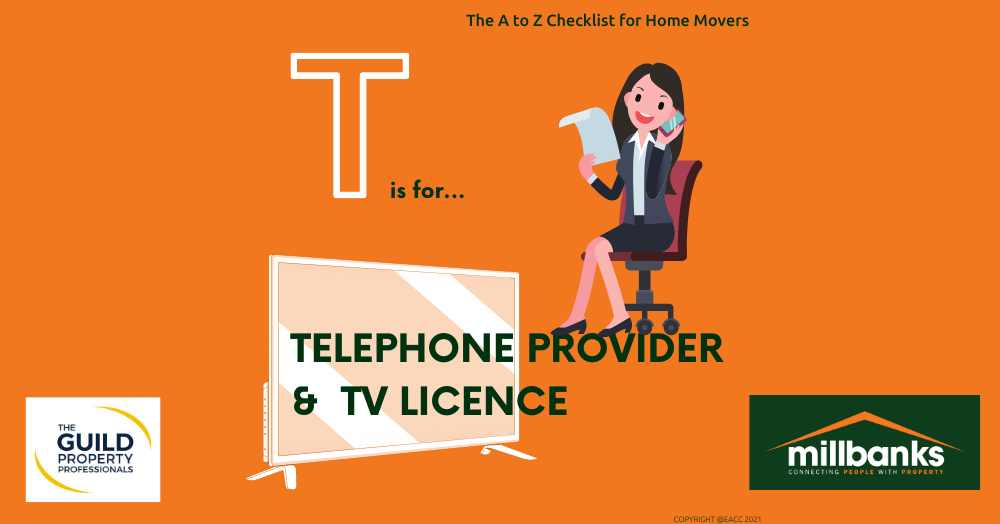 Our A to Z Change of address checklist for home movers today moves onto the letter T Our A to Z Change of address checklist for home movers today moves onto the letter T