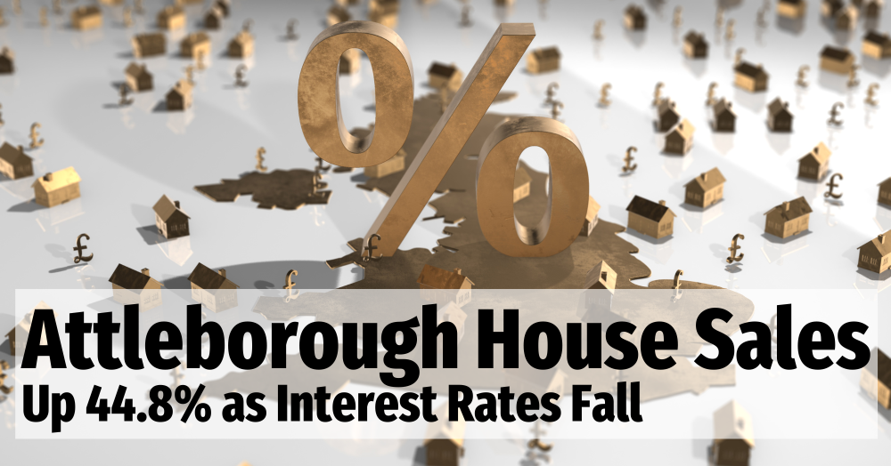 Attleborough House Sales Up 44.8% as Interest Rates Fall