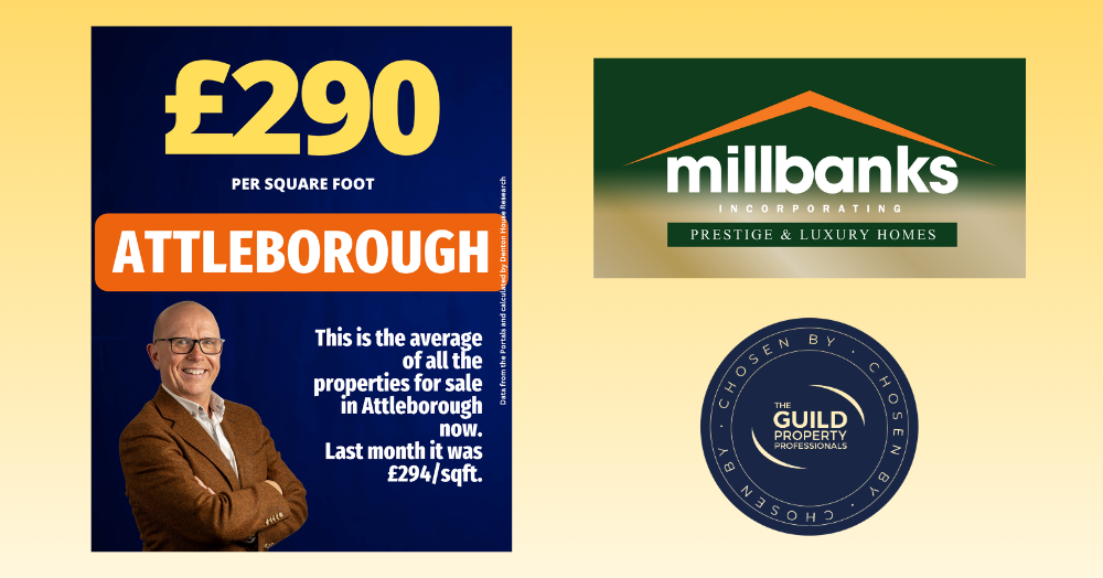 Attleborough's £ per Sq ft Stats for November