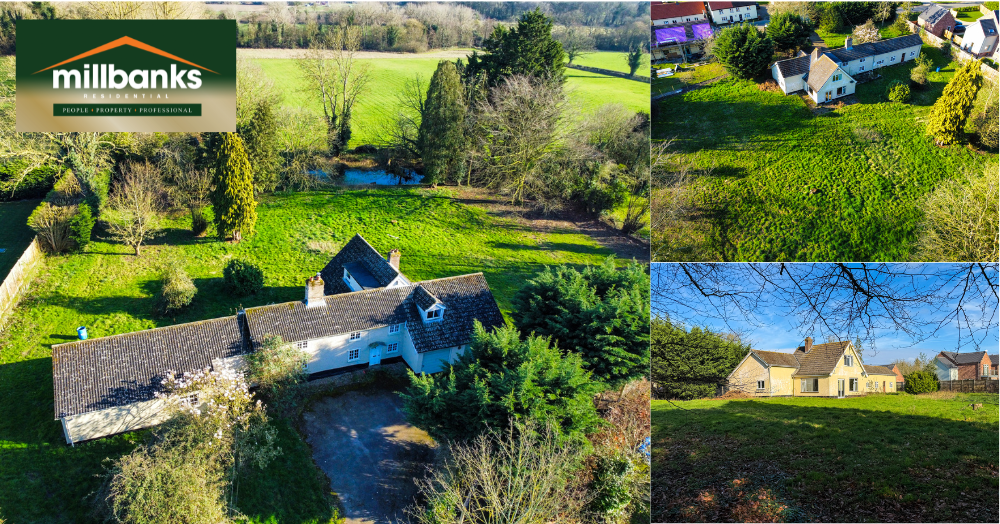 Modern Method of Auction: 2/3 Acre Plot (STMS) with Planning for 2 Detached Homes or Full Renovation
